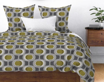 Mid Century Duvet Etsy