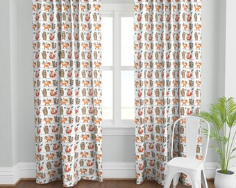 Woodland Curtains Etsy