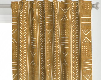 Mudcloth Curtain Etsy