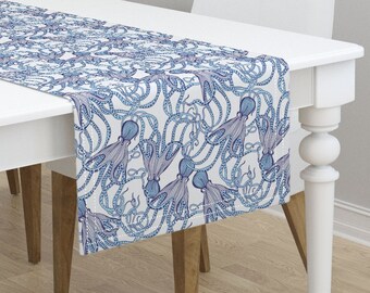 coastal tablecloth etsy