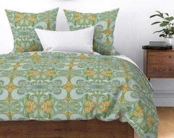 Dragon Castle Quilt Doona Duvet Cover Set Boys Bedding Castle Fairytale Dragons