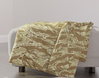 Tiger Stripe Blanket Etsy