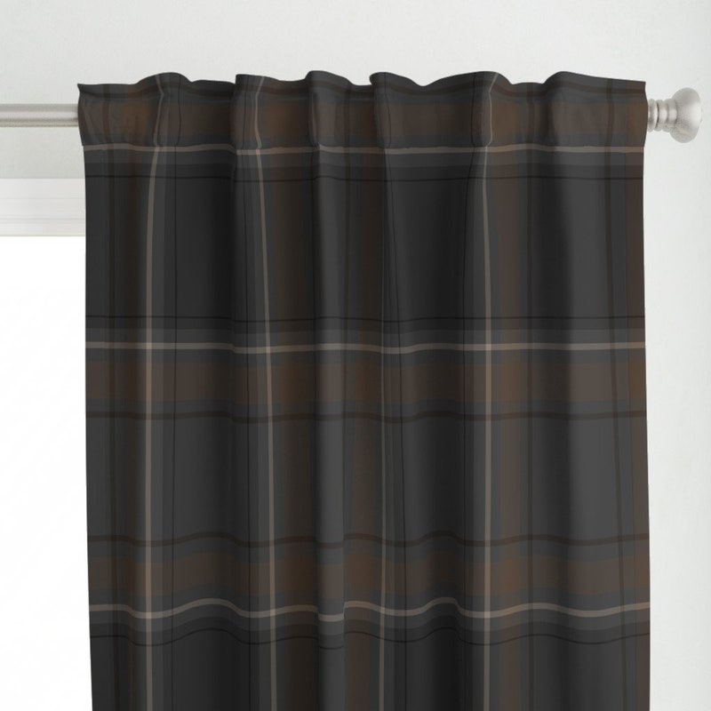 Brown Shower Curtain - Etsy