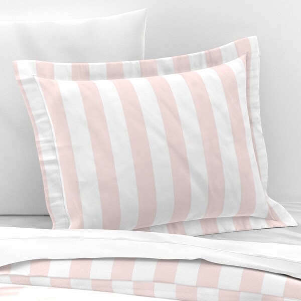 Pink Striped Pillow Etsy