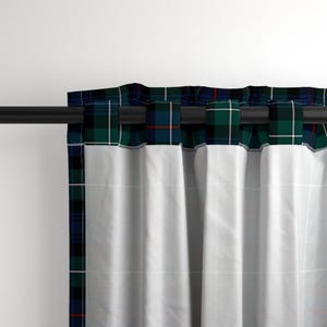 Blauer Tartan-Karo-Vorhang – Grüner Tartan-Vorhang, roter Tartan-Vorhang im schottischen Mackenzie-Stil – Mackenzie-Tartan von weavingmajor Bild 4