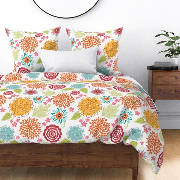 Dahlia Duvet Cover Etsy