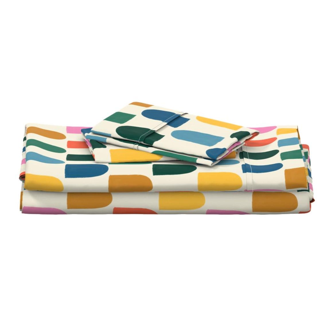 Boho Blocks Sheets - Rustic Rainbow Arches by Averly_designs - Rustic ...