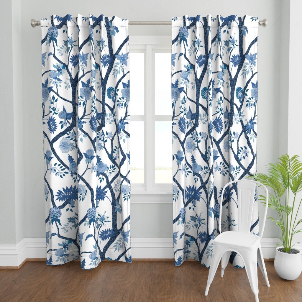 Thibaut Cornelia Navy Wallpaper 2 Double Rolls
