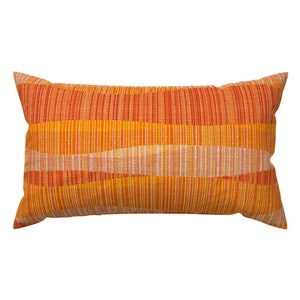Mid Century Modern Accent Pillow - Mid Mod Lines by theodesign - Retro Atomic 1950s 1960s Rectangle Lumbar Throw Pillow by Spoonflower