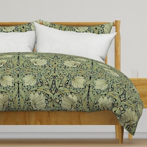 Romantic Victorian Bedding - Whimsical Red Toile by Romantic Victorian Bedding - Whimsical Red Toile by