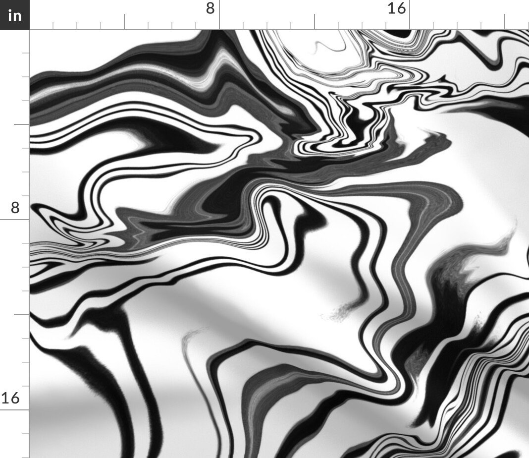 Black And White Placemats Set of 2 Black And White Etsy