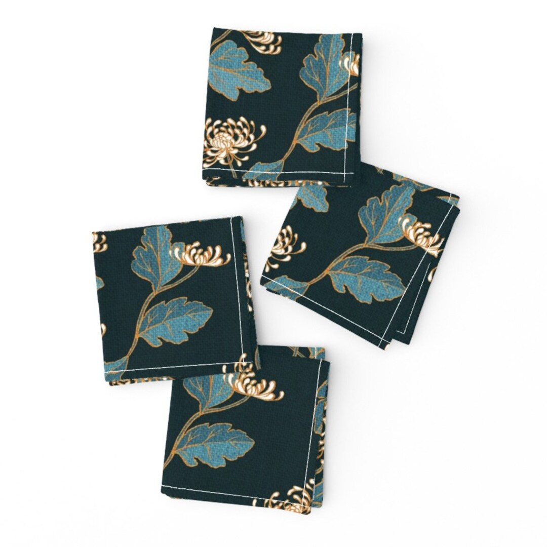 Serviettes De Cocktail Jetables - Lot De 100, 5 Motifs Dorés, 3 Plis, 25,4x25,4 Cm Dépliées, Papier Absorbant, Pour Fêtes Et événements