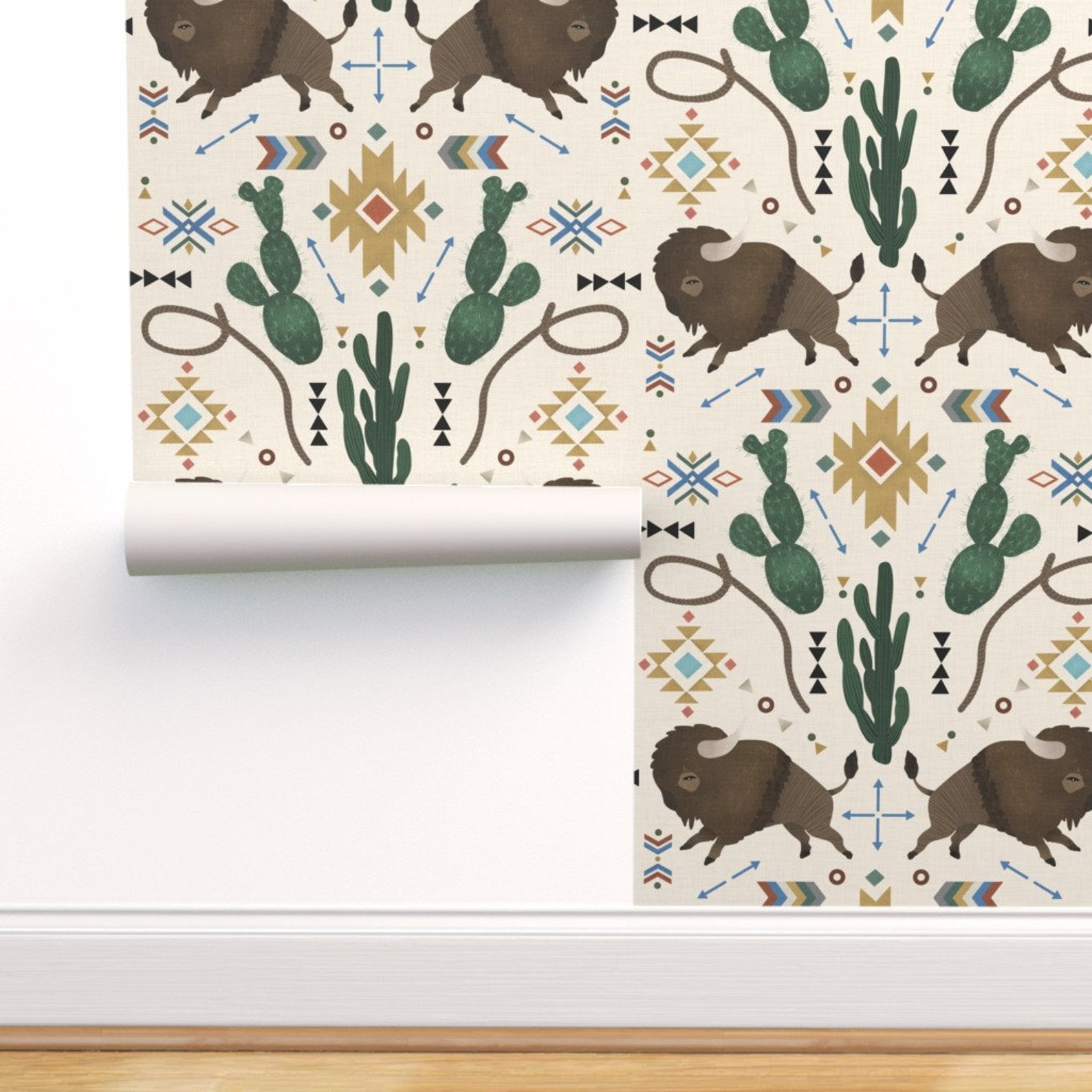 Southwestern Boho Wallpaper Southwest Dreamer by Etsy