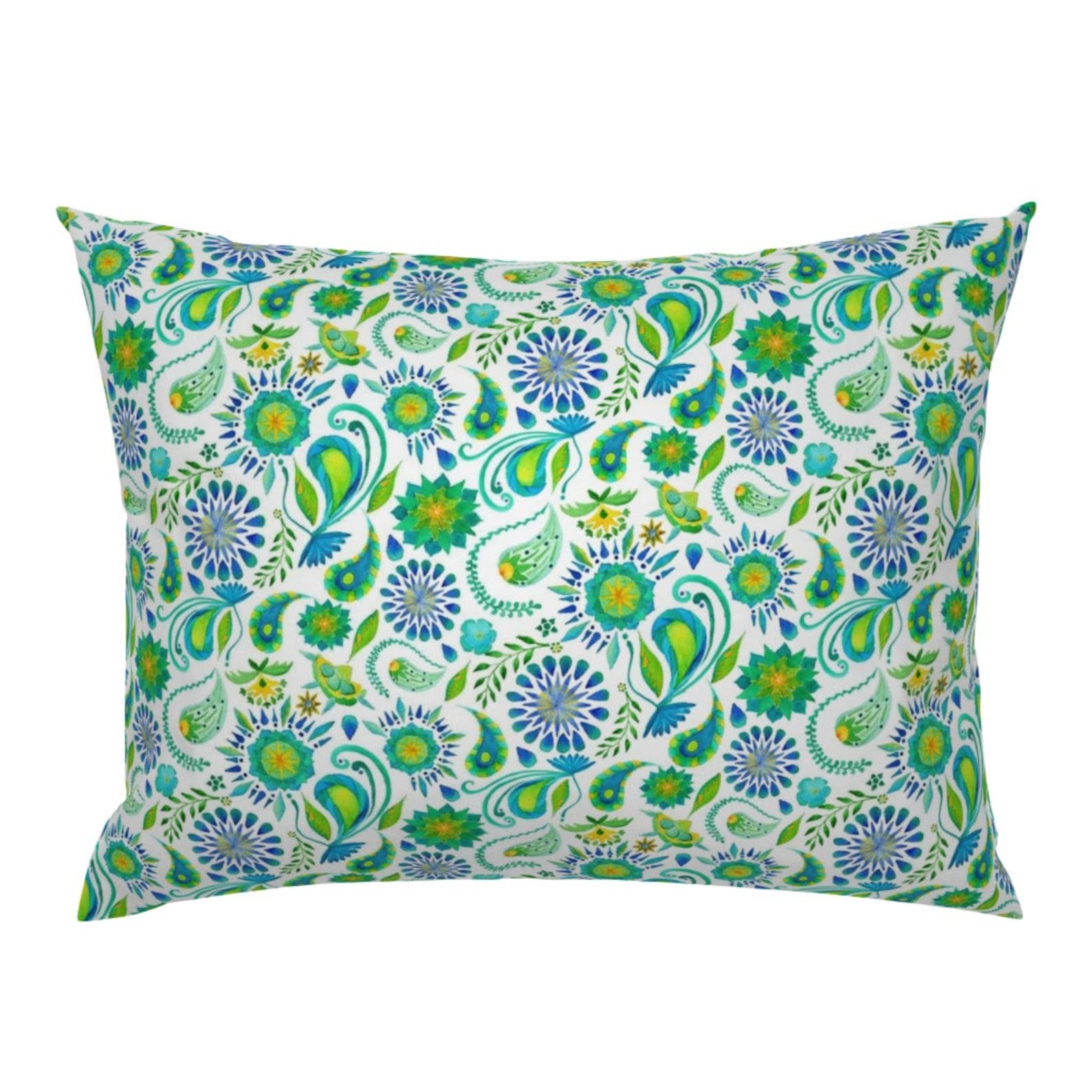 Paisley Swirl Pillow Sham Persian And Indian Fusion by Etsy