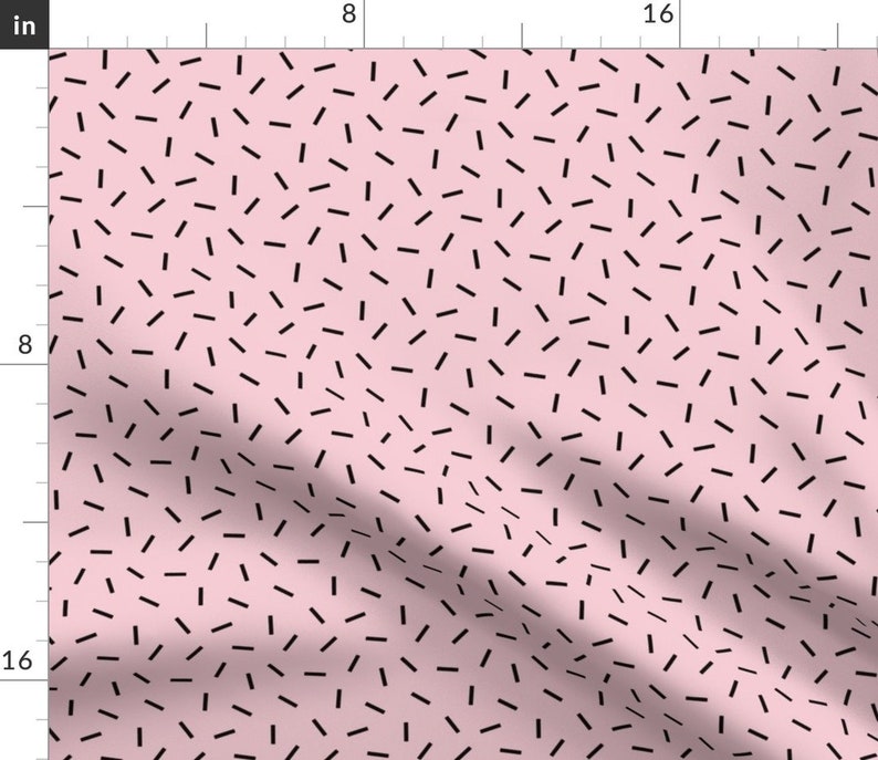 Mod Retro Cloth Napkins by Spoonflower Confetti Dinner Napkins - Postmodern Funfetti In Pink Black by elliottdesignfactory Set of 2