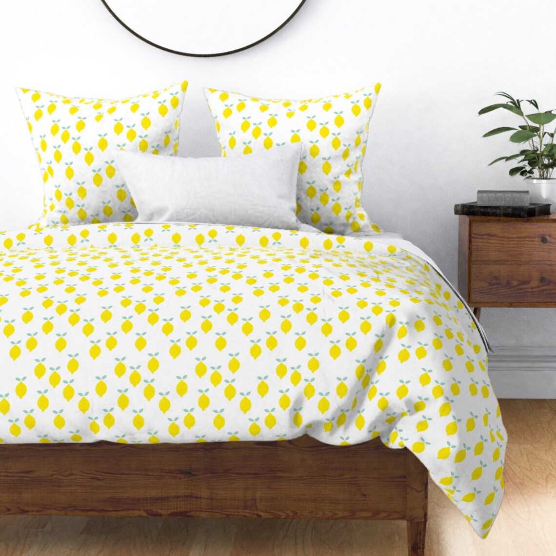 Lemon Duvet Cover Life Gives You Lemons by Littlesmilemakers Etsy