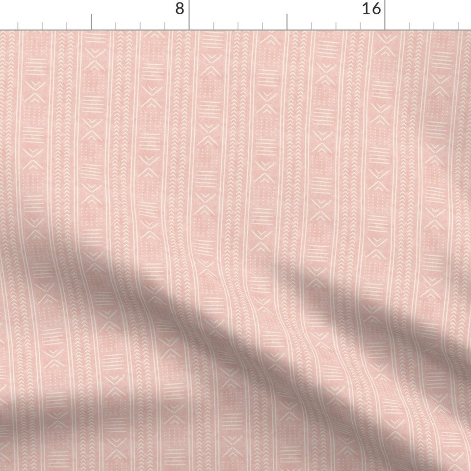 Blush Mud Cloth Cocktail Napkins