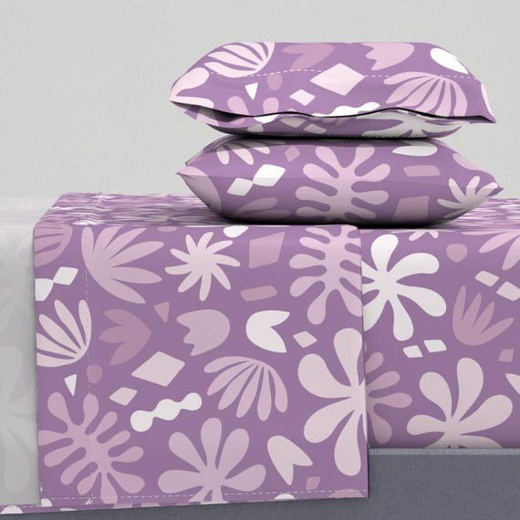 Purple Patterned Sheets