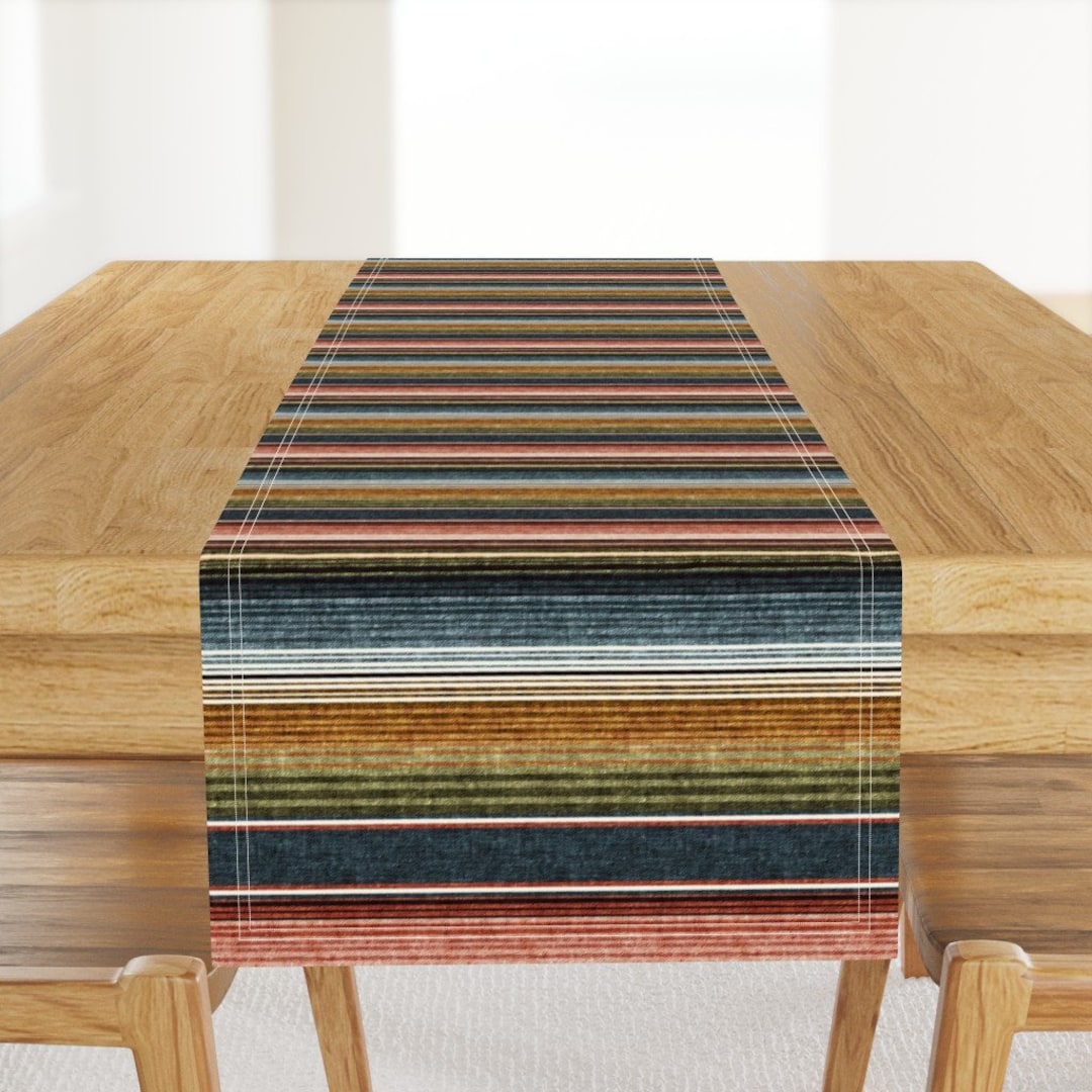 Southwest Desert Table Runner - Earth Tones Distressed Look ...