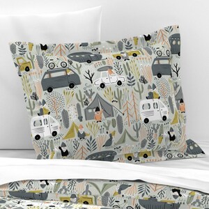 Gnomes Bedding - Gnome Nomads by amy_maccready - Camper Van Desert Camping Folklore Cotton Sateen Duvet Cover OR Pillow Shams by Spoonflower image 7