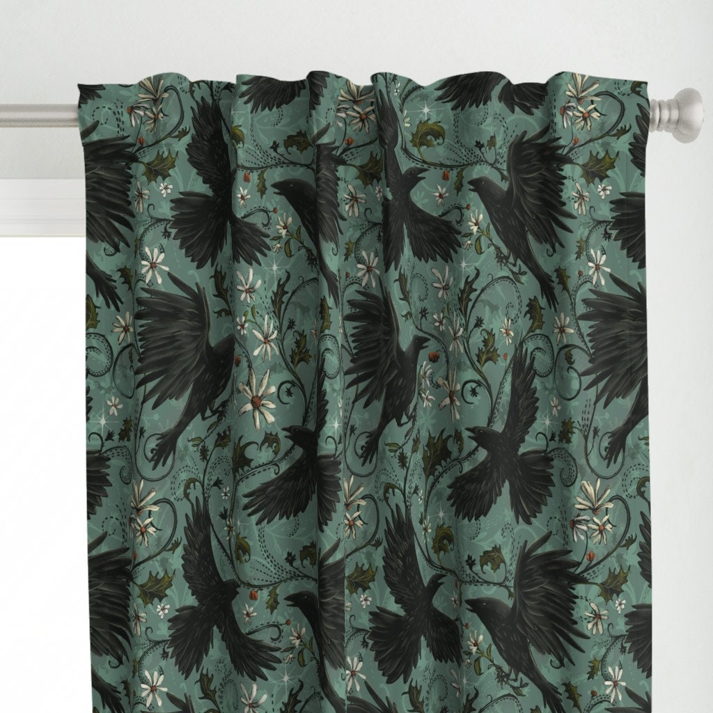 Crow Shower Curtain 