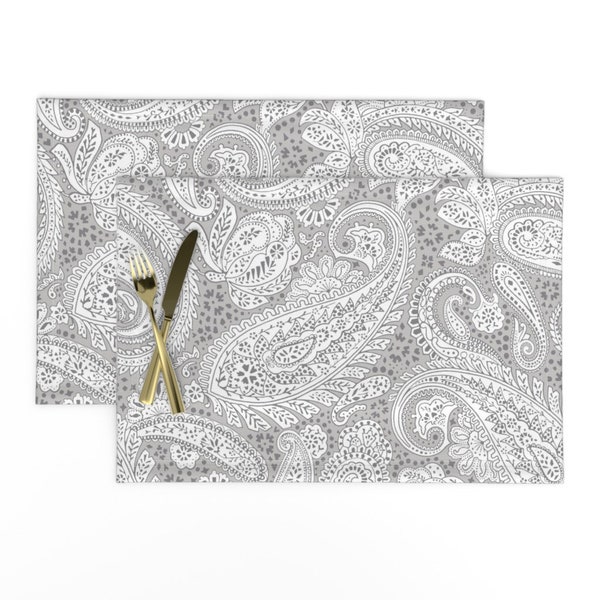 Paisley Placemats Etsy