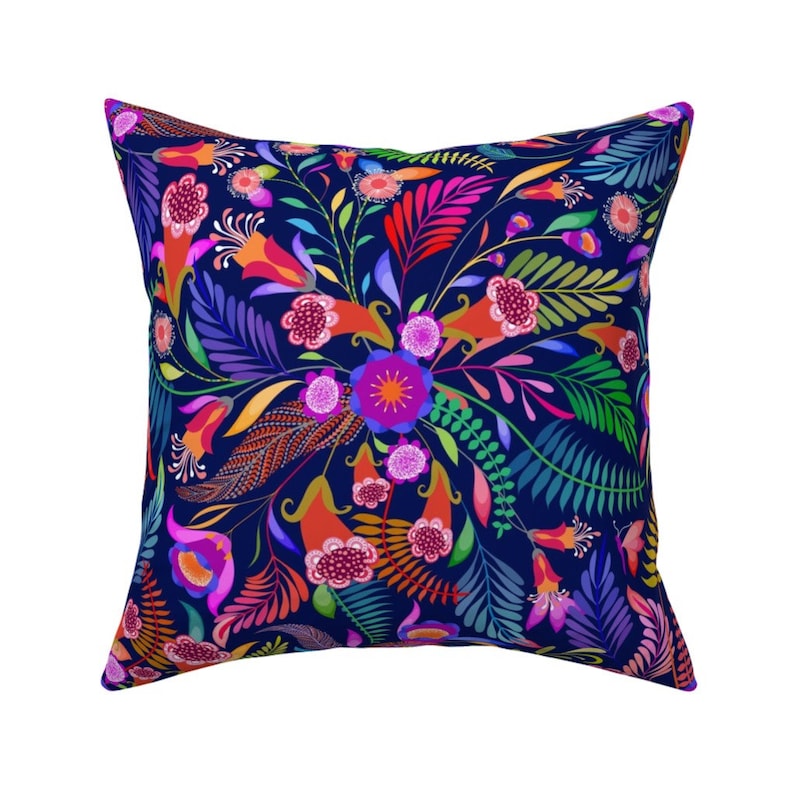 Tropical Throw Pillow Paradise Boho for the Bold by Etsy
