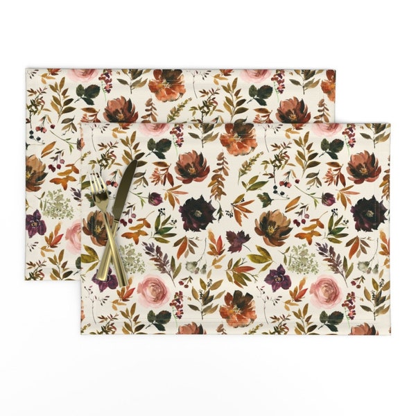 Fall Leaf Placemats Etsy