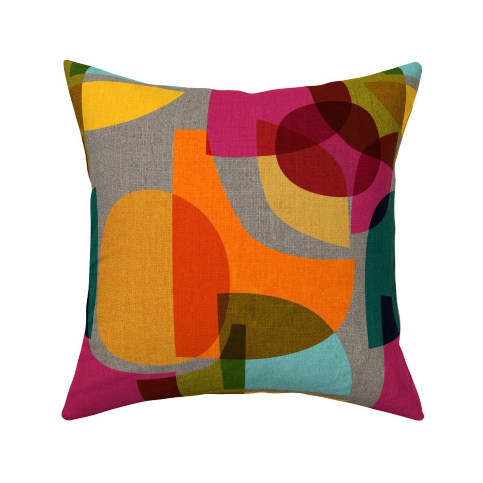 Midcentury Modern Throw Pillow Mid Century Kaleidoscope by Etsy