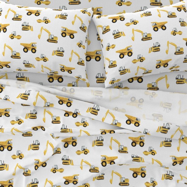 Construction Bedding Etsy