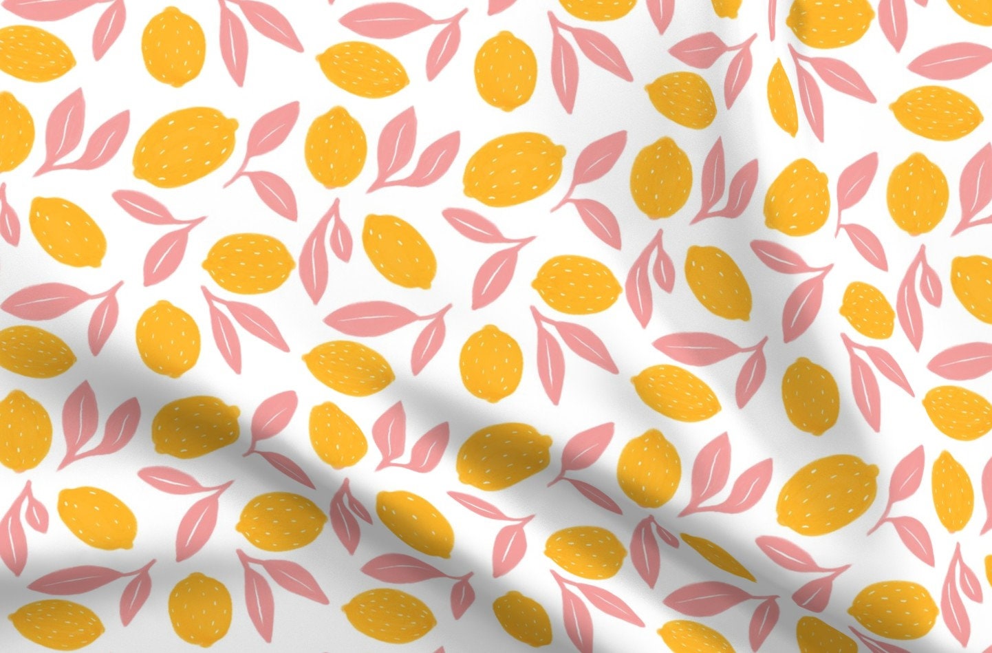 Pink Sheets Pink Lemonade by Notbaddesignco Yellow Lemons