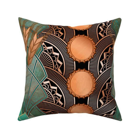 art deco pillow covers