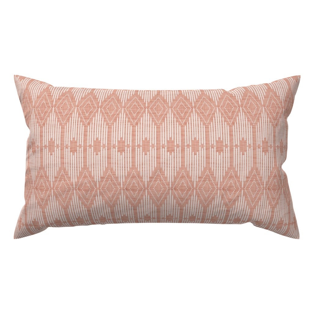 pink boho throw pillow