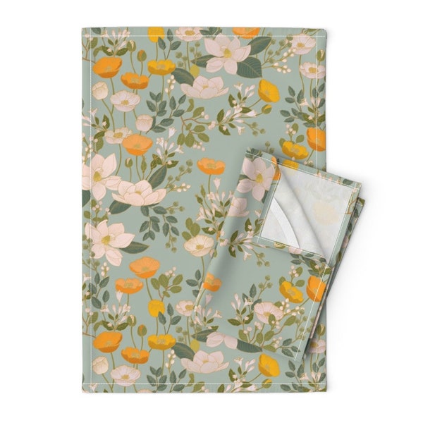 Duck Egg Blue Towels Etsy