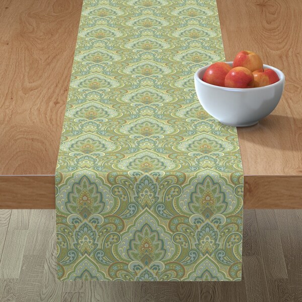 Paisley Table Runner Etsy