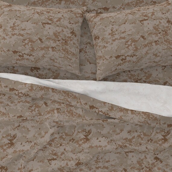 Camouflage Sheets Digital Desert Camo by Ricraynor Earth Etsy