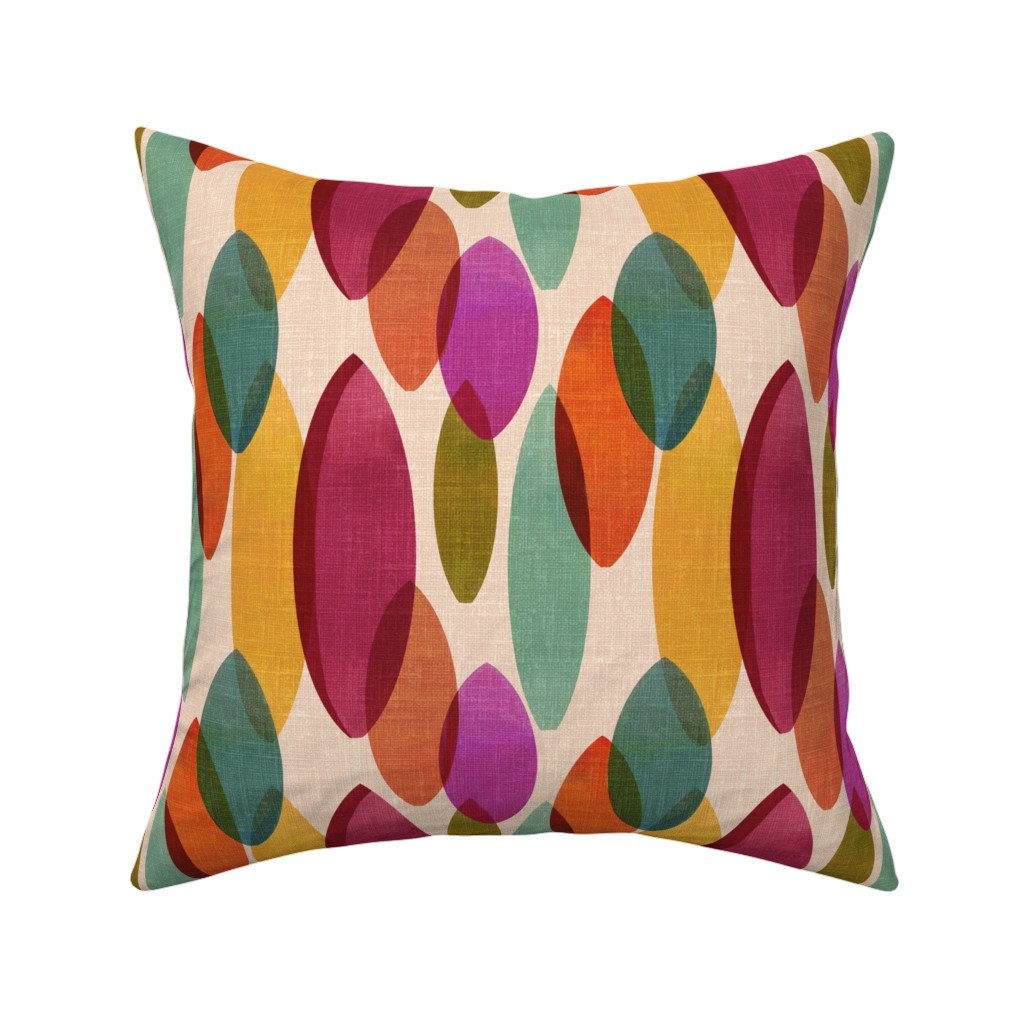 mid century Throw Pillow