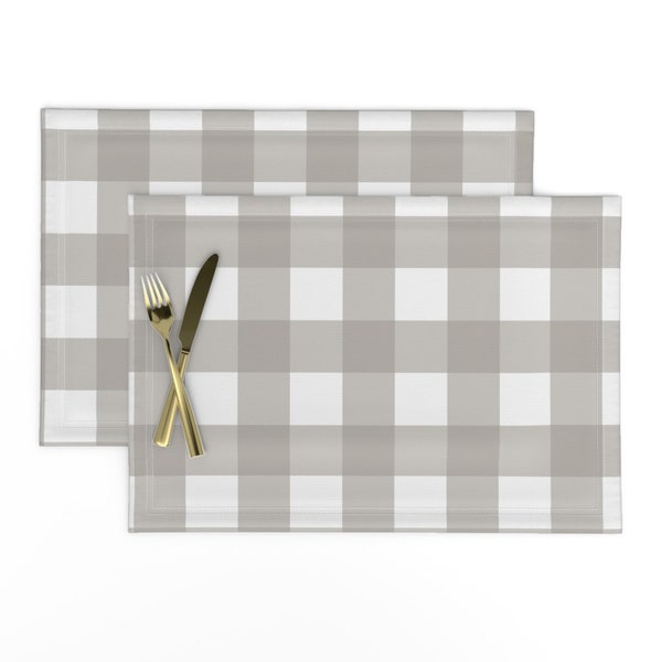 Buffalo Plaid Placemats Etsy