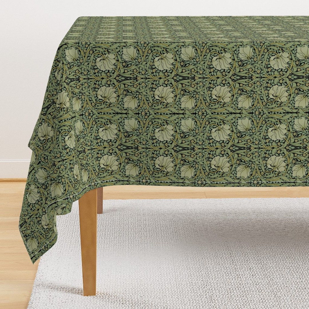 Victorian Tablecloth Antiqued Pimpernel Small by Etsy