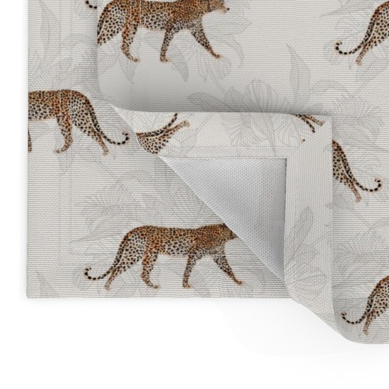 Cheetah Safari Placemats set of 2 Cheetah Park by Etsy