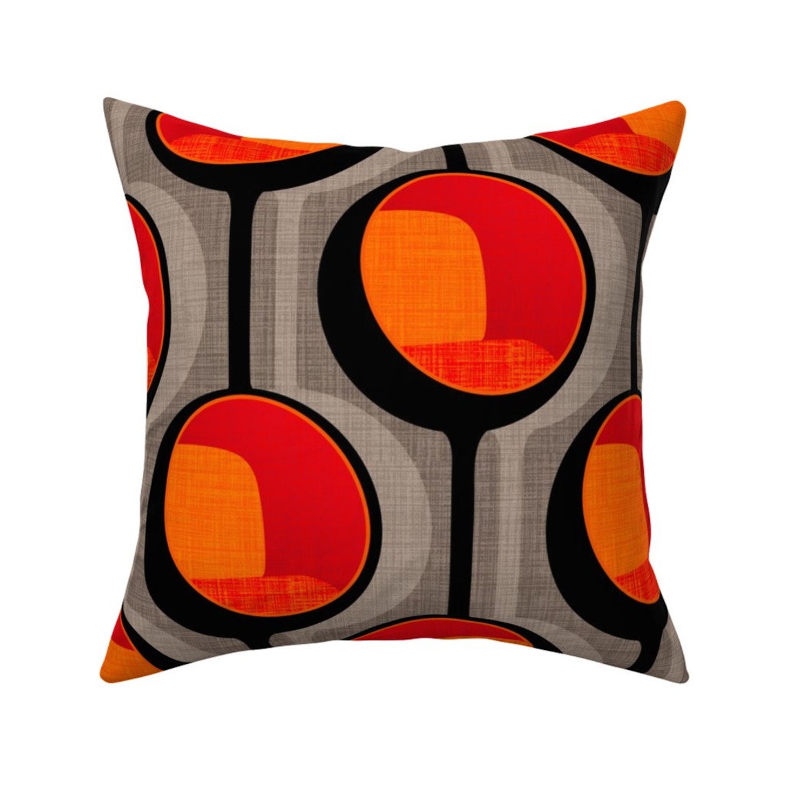 Retro Throw Pillow Chair Pod by Spellstone Modern Etsy