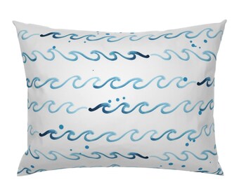 100% Cotton Sateen 26in x 20in Knife-Edge Sham Roostery Pillow Sham Fish Blue Sea Waves Oceans Lagoon Love R Blue Lagoon Print 100% Cotton Sateen 26in x 20in Knife-Edge Sham Roostery Pillow Sham Fish Blue Sea Waves Oceans Lagoon Love R Blue Lagoon Print