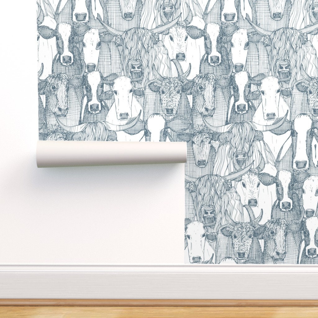 Cattle Breeds Commercial Grade Wallpaper Just Cattle - Etsy