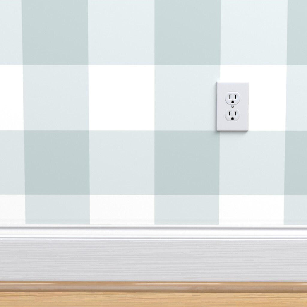 Gray Gingham Wallpaper Gingham Plaid by Erin__kendal Plaid Etsy