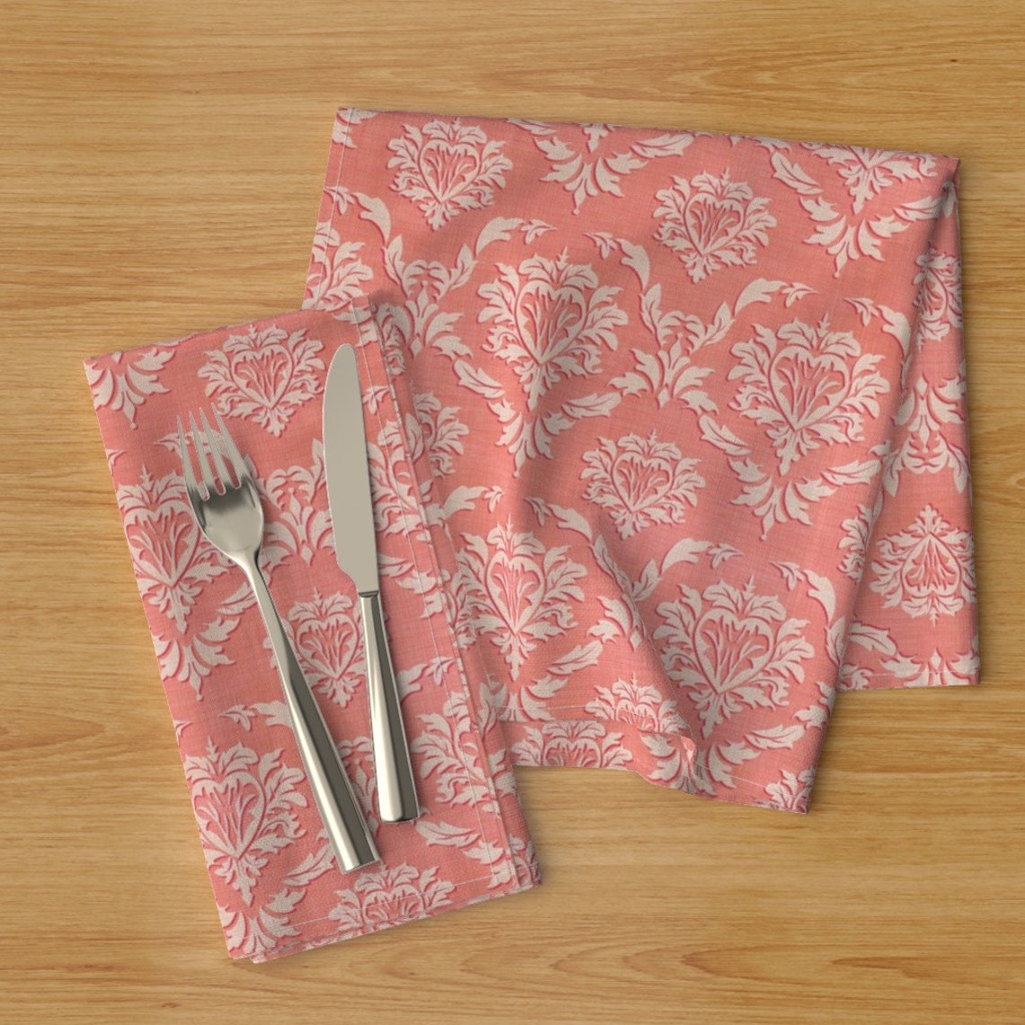 Victorian Inspired Dinner Napkins set of 2 the Bride's Etsy