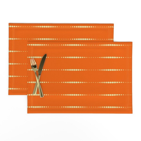 Orange Placemats Etsy