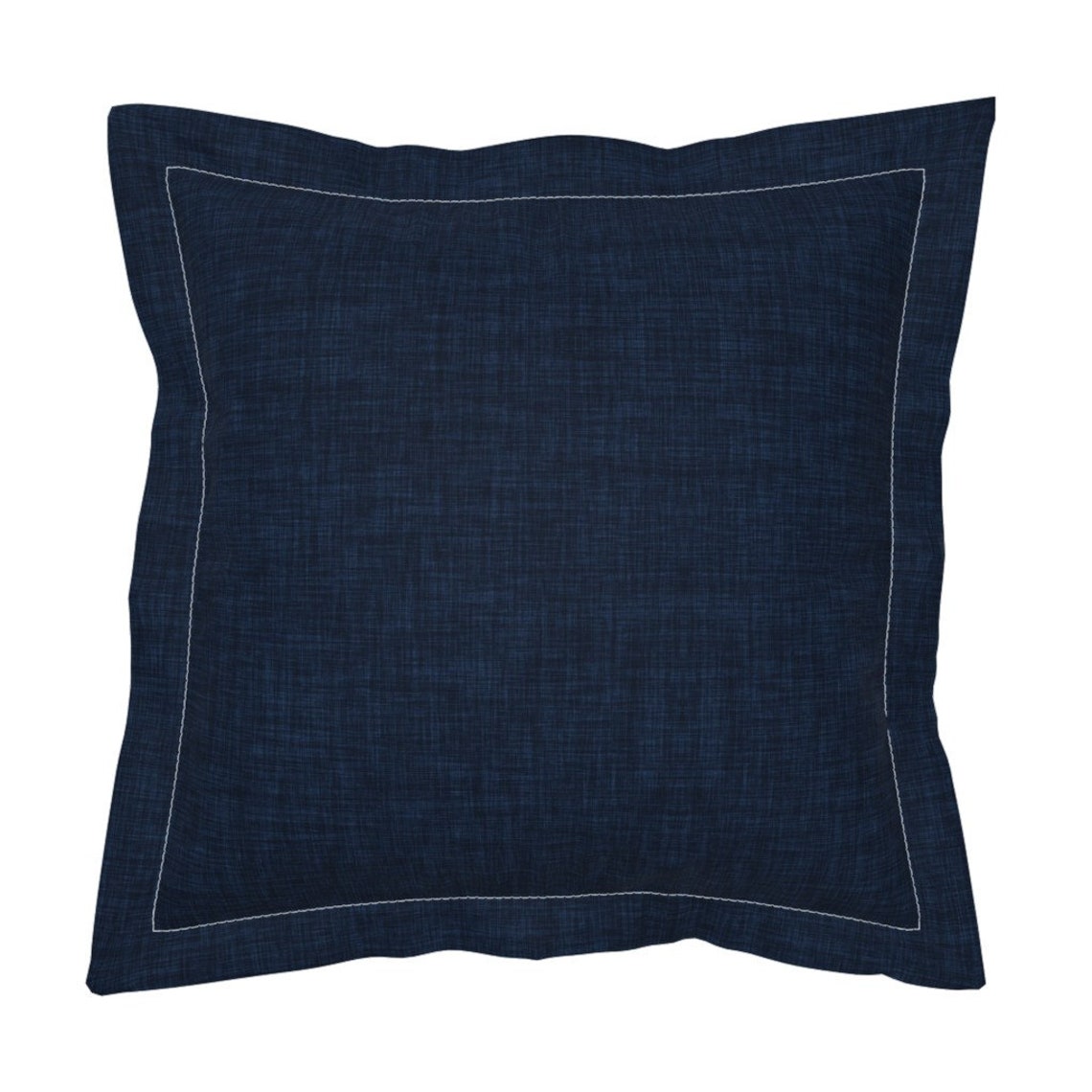 Navy Blue Pillow Sham Weathered Navy by ivieclothco Linen Etsy