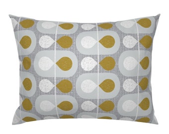 Mod Mid Century Modern Retro Vintage Grey and White Abstract Neutral Print 100% Cotton Sateen 26in x 26in Knife-Edge Sham Roostery Pillow Sham Mod Mid Century Modern Retro Vintage Grey and White Abstract Neutral Print 100% Cotton Sateen 26in x 26in Knife-Edge Sham Roostery Pillow Sham