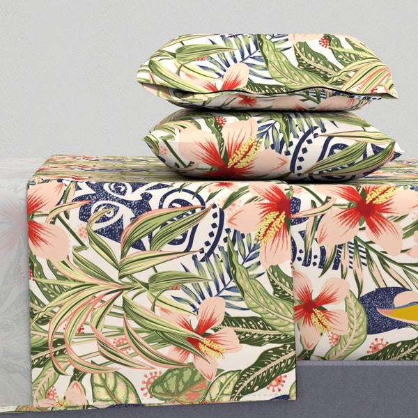 Hawaiian Bedding King - Etsy