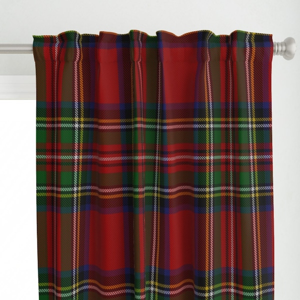 Tartan Plaid Curtains Etsy
